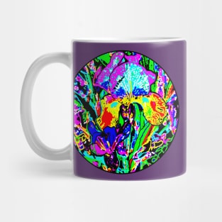 Two Irises Photograph Digital Var 3 Mug